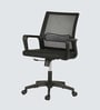 Leon Ergonomic Chair In Black Finish