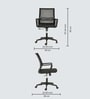 Leon Ergonomic Chair In Black Finish