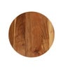 Leon Solid Wood End Table In Natural Finish