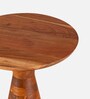 Leon Solid Wood End Table In Natural Finish