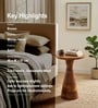 Leon Solid Wood End Table In Natural Finish