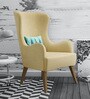Leon Wing Chair in Beige Colour