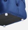 Leona Velvet Pouffe in Royal Blue Colour