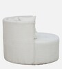 Leonel Boucle Accent Sofa In White Colour
