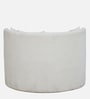 Leonel Boucle Accent Sofa In White Colour
