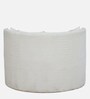 Leonel Boucle Accent Sofa In White Colour