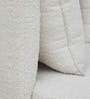 Leonel Boucle Accent Sofa In White Colour