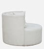 Leonel Boucle Accent Sofa In White Colour