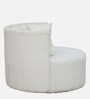 Leonel Boucle Accent Sofa In White Colour