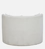 Leonel Boucle Accent Sofa In White Colour