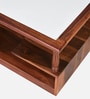 Leonora Sheesham Wood Coffee Table in Honey Oak Finish With Quartz Top Leonora Sheesham Wood Coffee Table in Honey Oak Finish With Quartz Top