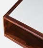 Leonora Sheesham Wood Coffee Table in Honey Oak Finish With Quartz Top Leonora Sheesham Wood Coffee Table in Honey Oak Finish With Quartz Top