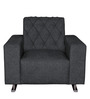 Leopard 1 Seater Sofa in Charcoal Grey Colour
