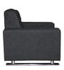 Leopard 1 Seater Sofa in Charcoal Grey Colour