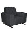 Leopard 1 Seater Sofa in Charcoal Grey Colour
