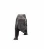 Leopard Black Resin Figurine