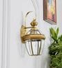 Leopold Classic Brass & Glass Wall Light