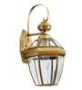 Leopold Classic Brass & Glass Wall Light