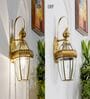 Leopold Classic Brass & Glass Wall Light