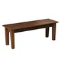 Lerro Sheesham Wood Six Seater Cushioned Dining Set with Bench in Provincial Teak Finish