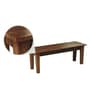 Lerro Sheesham Wood 6 Seater Dining Set with Bench in Provincial Teak Finish