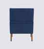 Leston Boucle Fabric Lounge Chair In Blue Colour