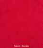Leston Boucle Fabric Lounge Chair In Red Colour