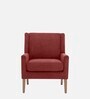 Leston Upholstered Fabric Arm Chair in Copper Colour