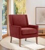 Leston Upholstered Fabric Arm Chair in Copper Colour