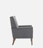 Leston Upholstered Fabric Arm Chair in Grey Colour