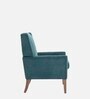 Leston Upholstered Fabric Arm Chair in Teal Colour
