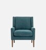 Leston Upholstered Fabric Arm Chair in Teal Colour