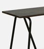 Wadud Solid Wood Bench In Scratch Resistant Black Colour