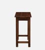 Lethbridge Mango Wood Console In Scratch Resistant Rustic Teak Finish