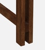 Lethbridge Mango Wood Console In Scratch Resistant Rustic Teak Finish