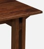 Lethbridge Mango Wood Console In Scratch Resistant Rustic Teak Finish