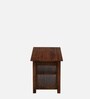 Lethbridge Mango Wood Shoe Bench In Scratch Resistant Rustic Teak Finish