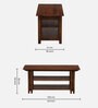 Lethbridge Mango Wood Shoe Bench In Scratch Resistant Rustic Teak Finish