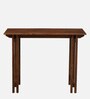 Lethbridge Mango Wood Study Desk In Scratch Resistant Rustic Teak Finish