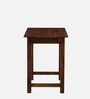 Lethbridge Mango Wood Study Desk In Scratch Resistant Rustic Teak Finish