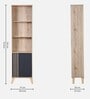 Leticia Book Shelf In Natural Finish