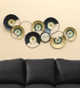 Levan Abstract Circle Wall Decor With Clock