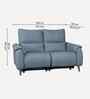 Levanto Motorised 2 Seater Recliner In Cobalt Blue Colour