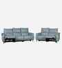 Levanto Motorised 2 Seater Recliner In Mist Blue Colour