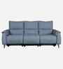 Levanto Motorised 3 Seater Recliner In Cobalt Blue Colour