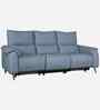 Levanto Motorised 3 Seater Recliner In Cobalt Blue Colour
