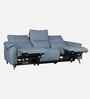 Levanto Motorised 3 Seater Recliner In Cobalt Blue Colour
