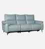 Levanto Motorised 3 Seater Recliner In Mist Blue Colour