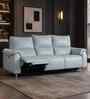 Levanto Motorised 3 Seater Recliner In Mist Blue Colour