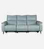 Levanto Motorised 3 Seater Recliner In Mist Blue Colour